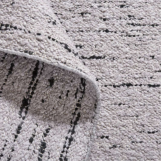 Chicago Performance Flatweave Handwoven Carbon Grey Area Rug