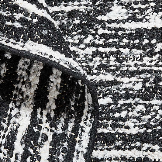 Chicago Performance Flatweave Handwoven Charcoal Grey Area Rug