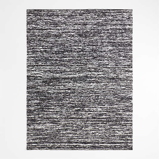 Chicago Performance Flatweave Handwoven Charcoal Grey Area Rug 9'x12'