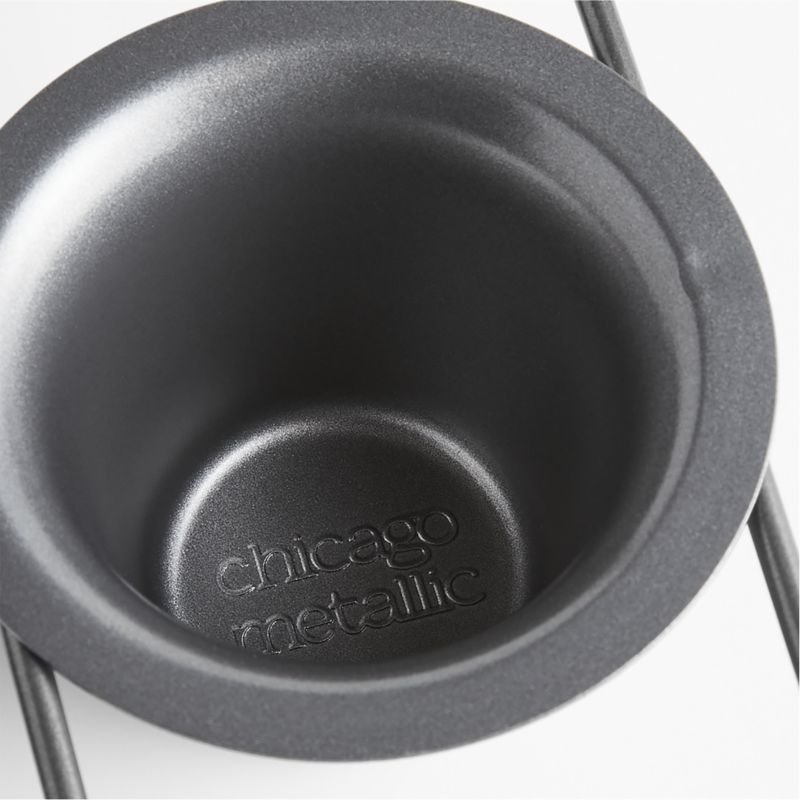 Chicago Metallic Professional 6-Cup Popover Pan with Armor-Glide