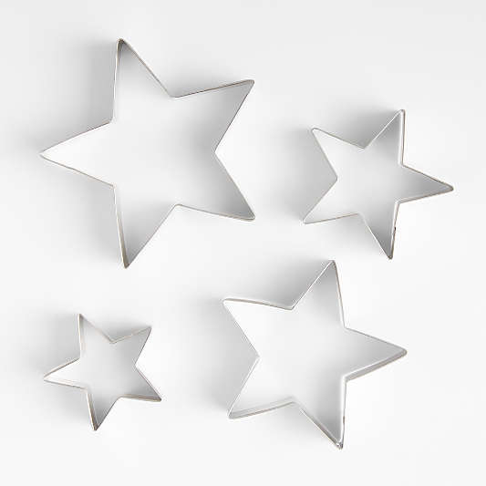 Chicago Metallic Star Cookie Cutters, Set of 4