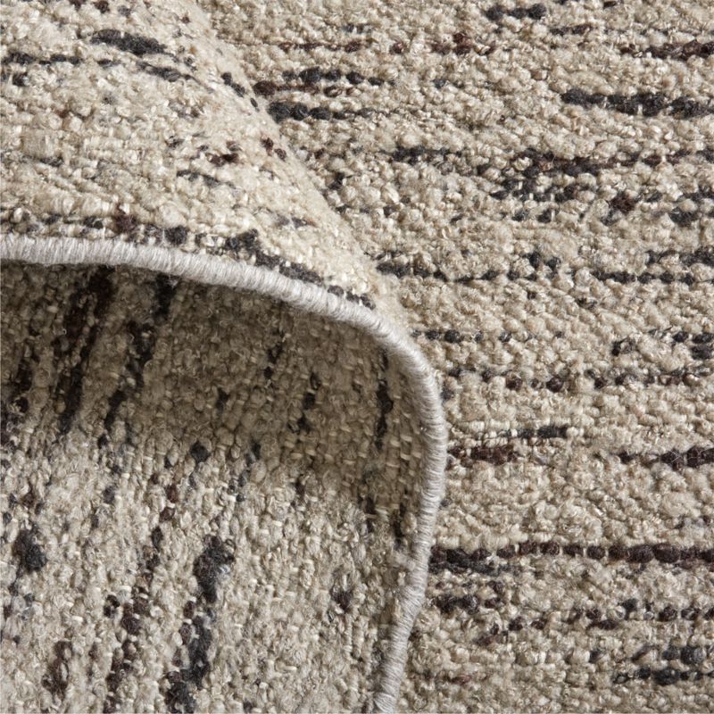 Chicago Flat Weave Handwoven Taupe Brown Rug Swatch 12"x18" - image 2 of 4