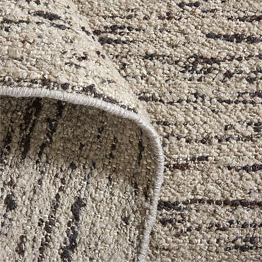 Chicago Flat Weave Handwoven Taupe Brown Rug Swatch 12"x18"