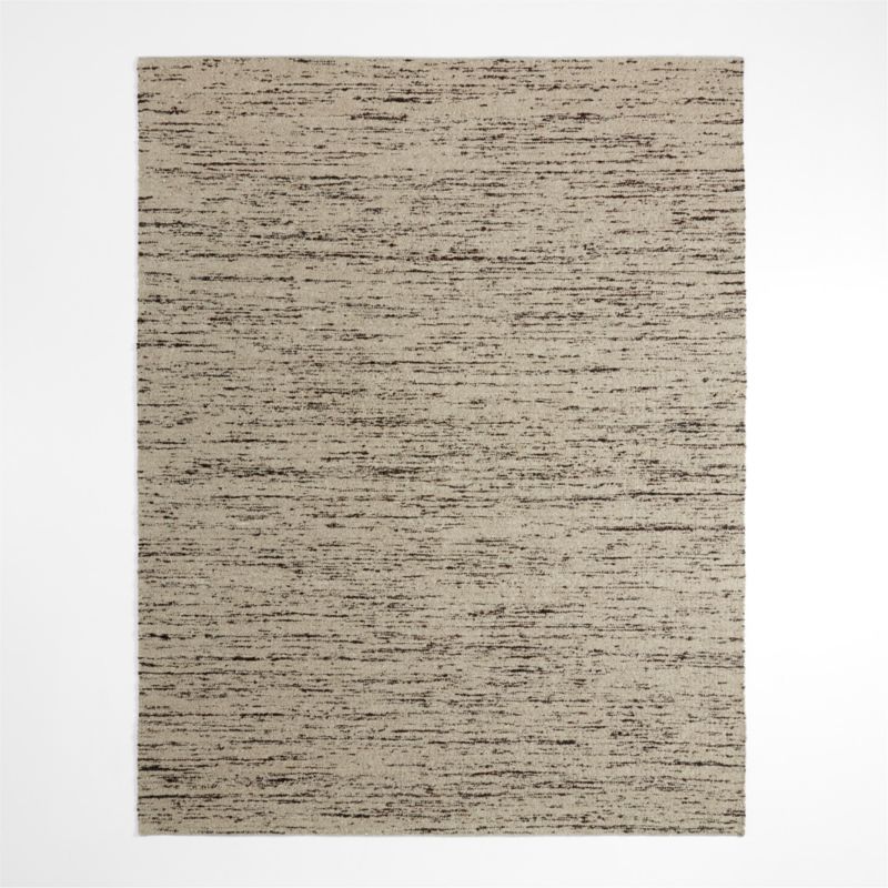 Chicago Performance Flatweave Handwoven Taupe Brown Area Rug 6'x9' | Crate & Barrel