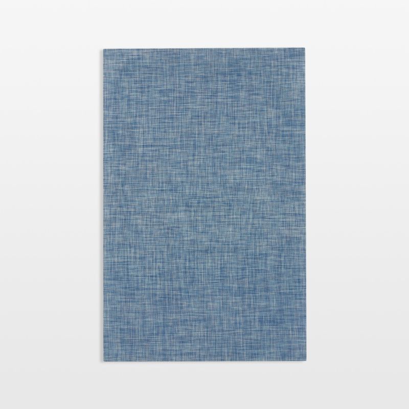 Chilewich ® Basketweave Denim Woven Indoor/Outdoor Floormat 4'x6' - image 0 of 4