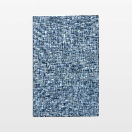 Chilewich ® Basketweave Denim Woven Indoor/Outdoor Floormat 4'x6'