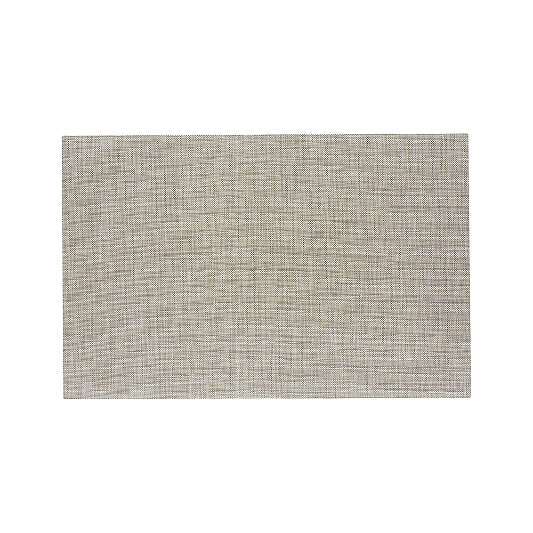 Chilewich Basketweave Oyster Woven Indoor/Outdoor Floormat 4'x6'