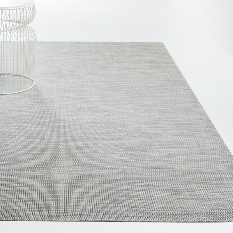 Chilewich Basketweave Oyster Woven Indoor/Outdoor Floormat 4'x6' - image 1 of 5