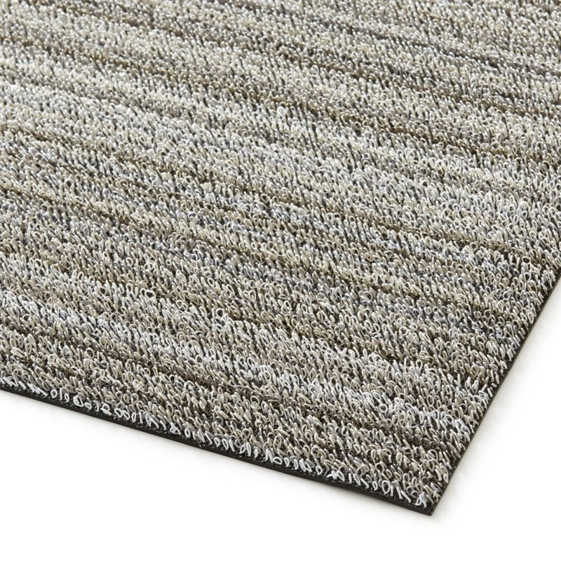 Chilewich Shag Heathered Doormat – Grey – 18 x 28