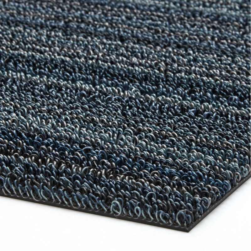 Chilewich ® Blue Stripe Woven Indoor/Outdoor Floormat 20"x36" - image 2 of 3