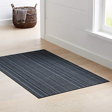 Chilewich Basketweave Carbon Woven Indoor/Outdoor Floormat 35