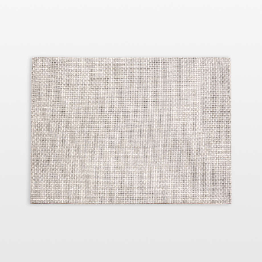 Chilewich Basketweave Natural Doormat 23"x36" Crate & Barrel