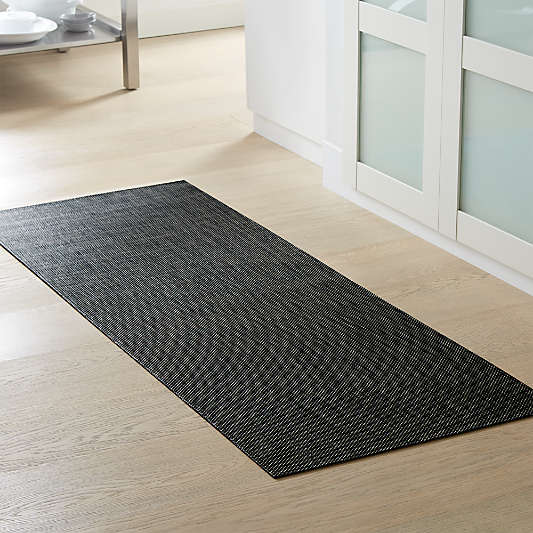 Chilewich ® Basketweave Carbon Woven Indoor/Outdoor Floormat 26"x72"