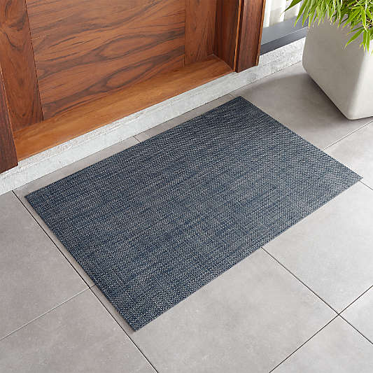 Chilewich ® Basketweave Denim Woven Indoor/Outdoor Floormat 23"x36"