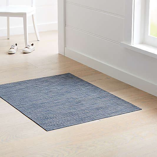 Chilewich ® Basketweave Denim Woven Indoor/Outdoor Floormat