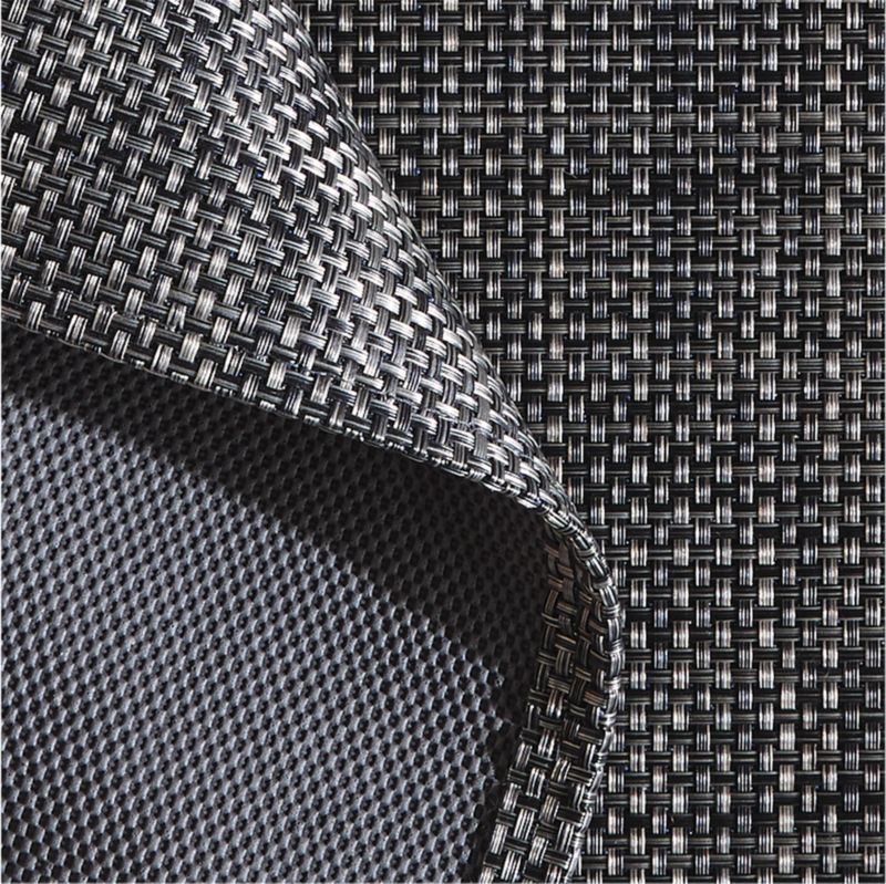 Chilewich Basketweave Carbon Indoor/Outdoor Floormat 2'x3'