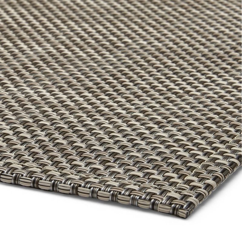 Chilewich Basketweave Oyster Woven Indoor/Outdoor Floormat 4'x6' - image 2 of 5