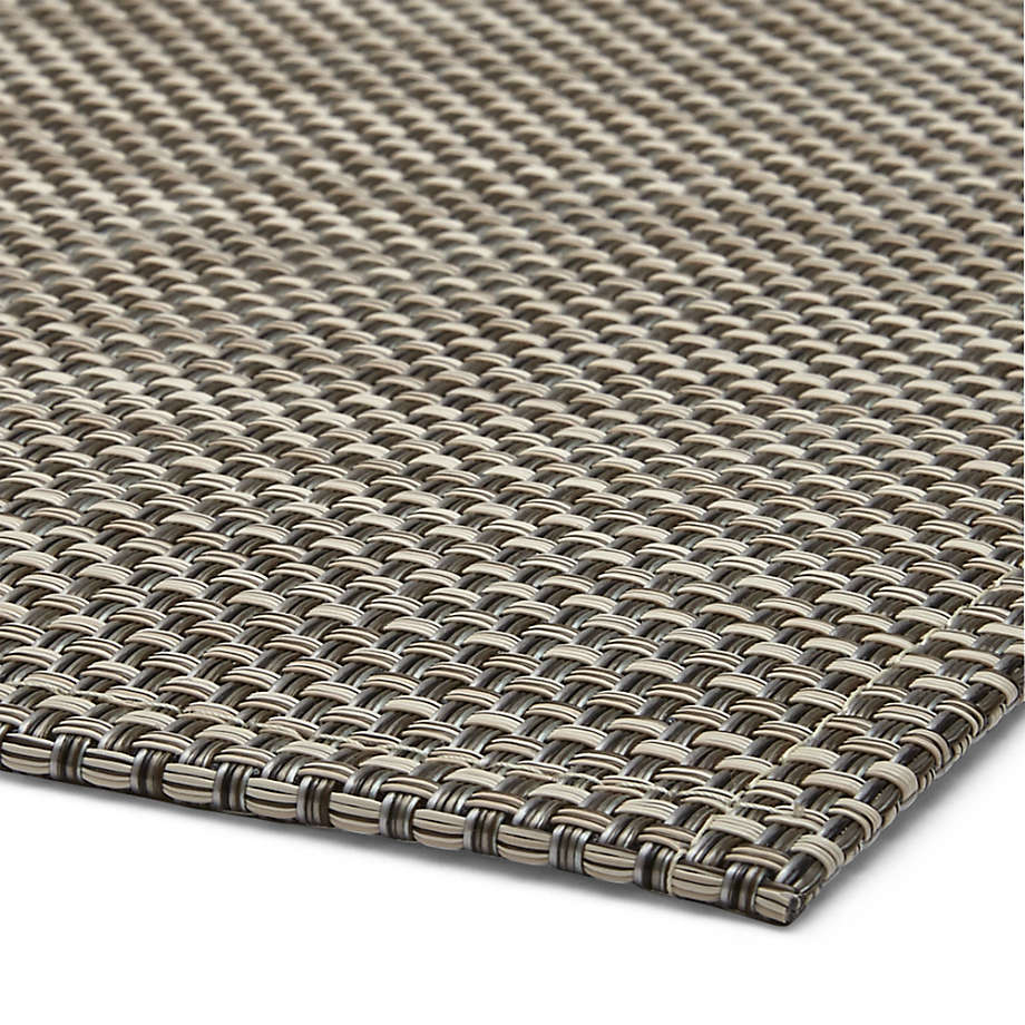 Chilewich Basketweave Oyster 72 Floor Covering Fabric