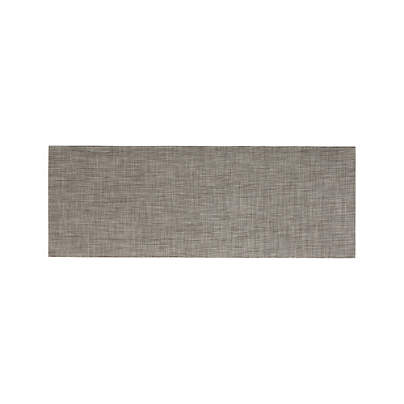 Chilewich ® Basketweave Oyster Woven Indoor/Outdoor Floormat 26"x72"