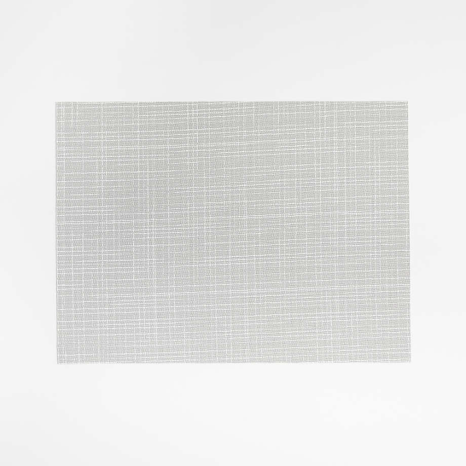 Chilewich Charm Grey Vinyl Placemat + Reviews Crate & Barrel