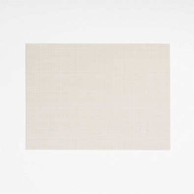 View Chilewich ® Rectangular Charm Neutral Easy-Clean Vinyl Placemat details