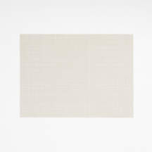 Chilewich Rectangular Crepe Natural Vinyl Placemat | Crate & Barrel