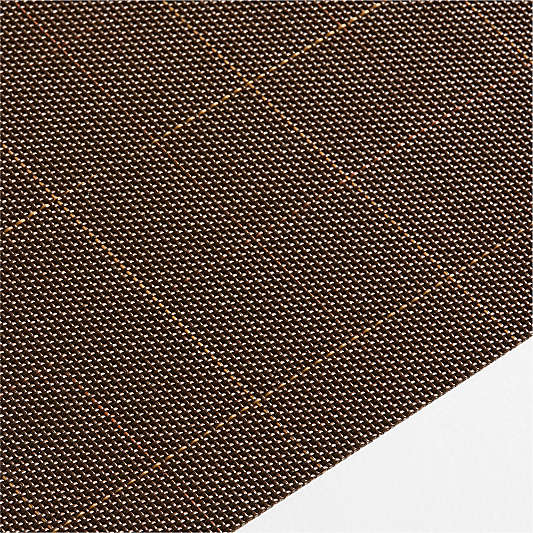 Chilewich ® Chase Rectangle Deep Brown Placemat