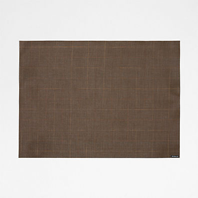 View Chilewich ® Chase Rectangle Deep Brown Placemat details