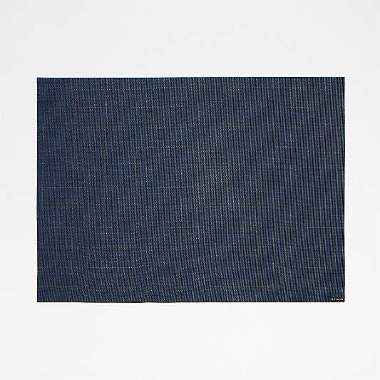 Chilewich ® Chase Rectangle Deep Indigo Placemat