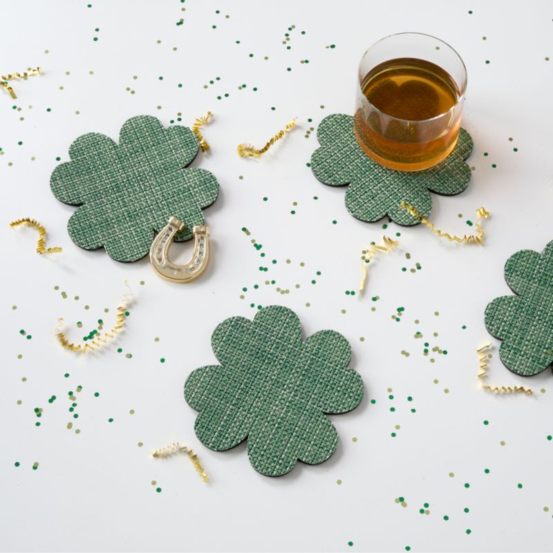 Chilewich Clover Coasters, Set of 4 - image 1 of 3