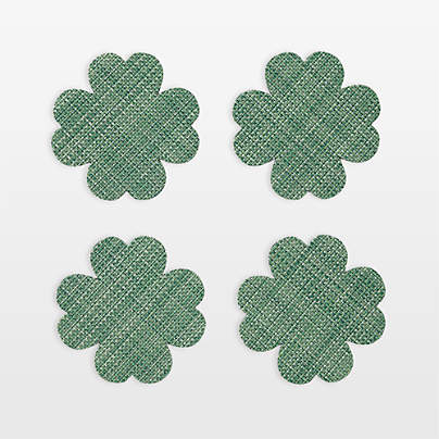 Chilewich Clover Coasters, Set of 4