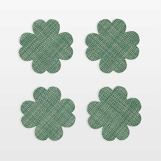 Chilewich ® Clover Coasters, Set of 4