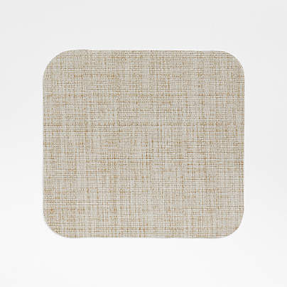 Chilewich ® Natural Rounded Square Crepe Placemat