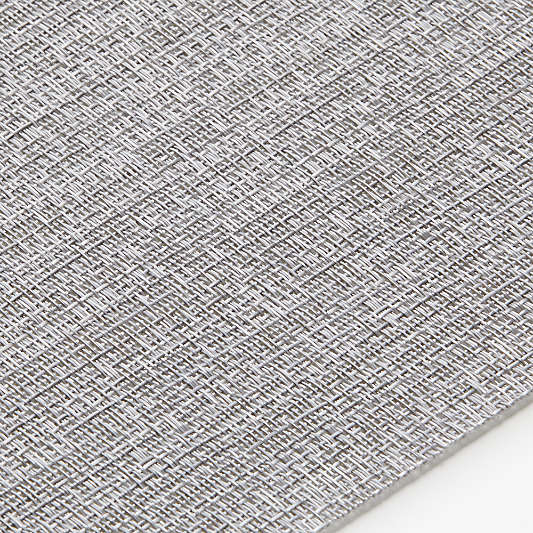 Chilewich ® Silver Rounded Square Crepe Placemat