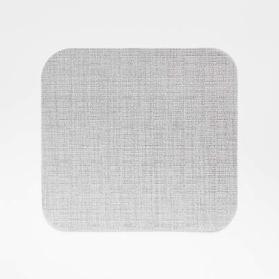 Chilewich ® Silver Rounded Square Crepe Placemat