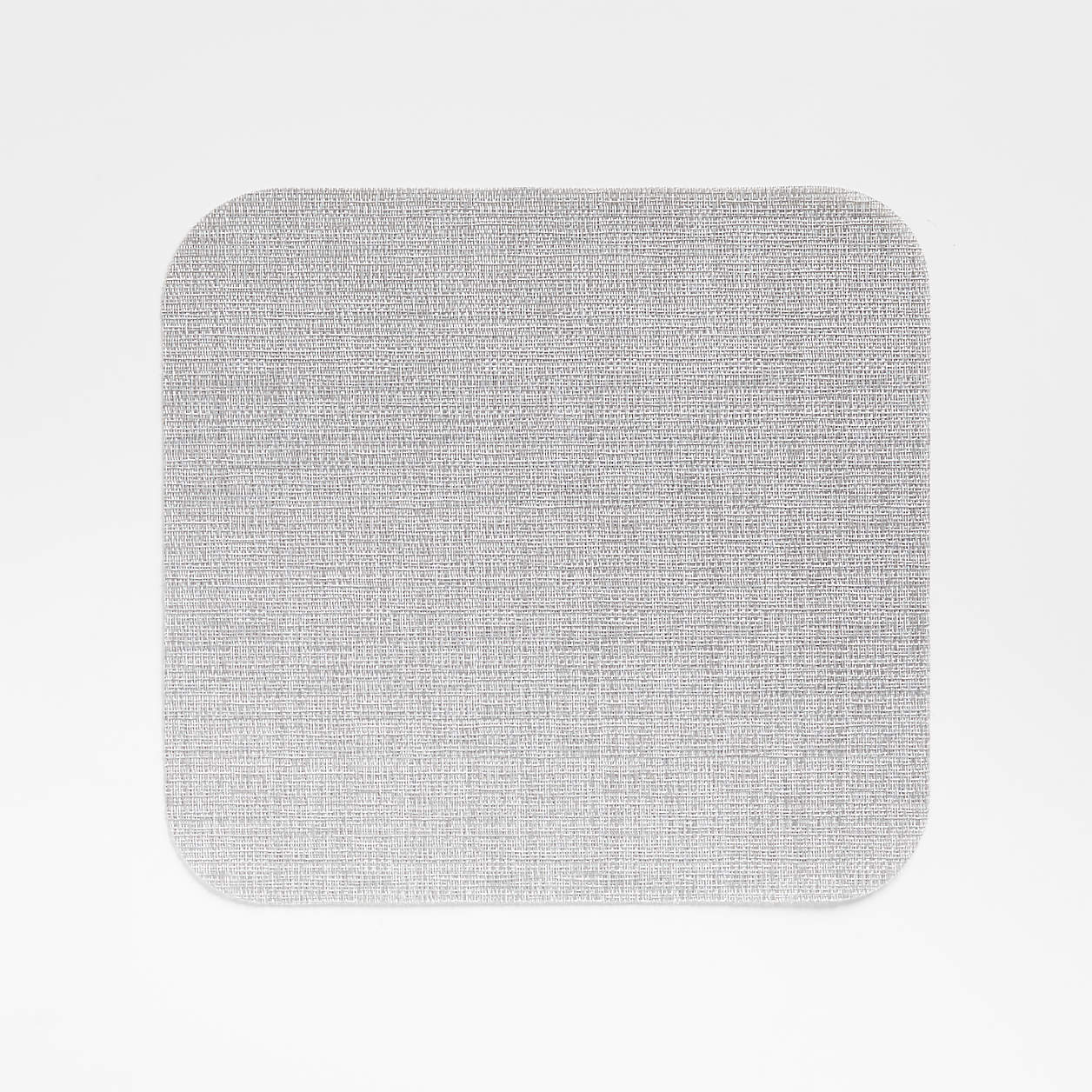 Chilewich Silver Rounded Square Crepe Placemat + Reviews Crate