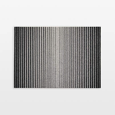 Chilewich ® Domino Black and White Doormat 24"x72"