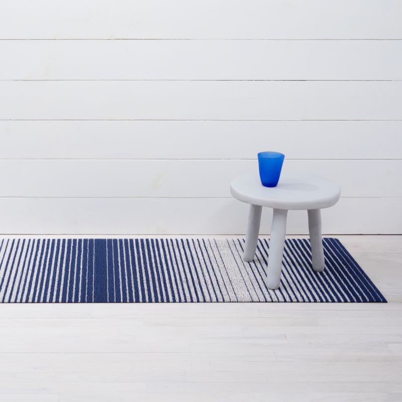 Chilewich ® Domino Denim Doormat 24"x72" - image 1 of 11