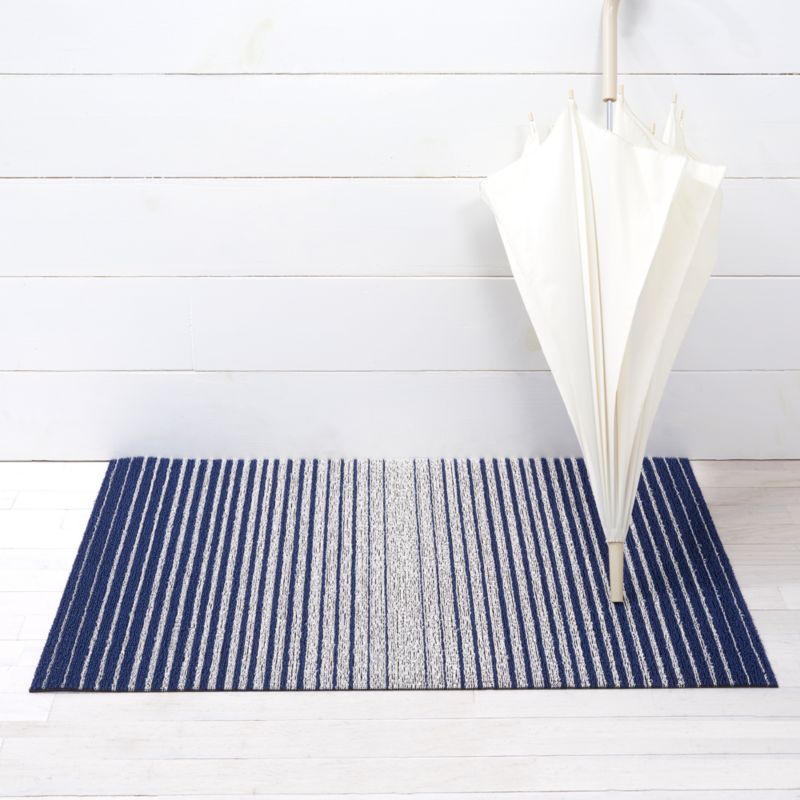 Chilewich ® Domino Denim Doormat 24"x72" - image 4 of 11