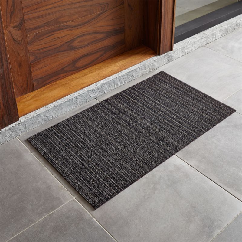 Chilewich Steel 20x36 Doormat + Reviews | Crate & Barrel