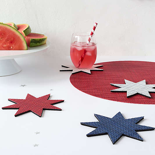 Chilewich Firecracker Coasters, Set of 4