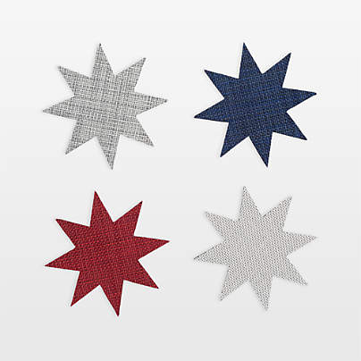 Chilewich Firecracker Coasters, Set of 4