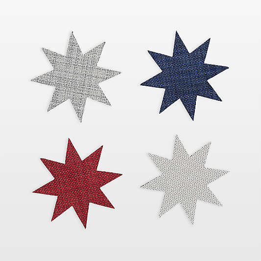 Chilewich ® Firecracker Coasters, Set of 4