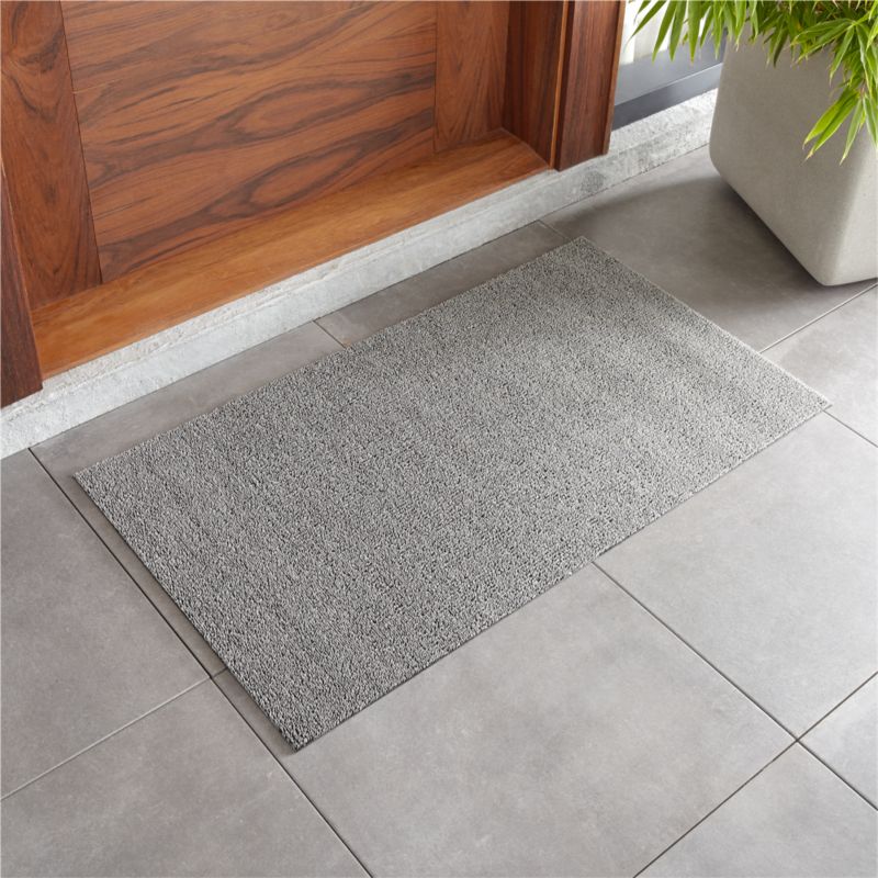 Chilewich ® Heathered Fog Woven Indoor/Outdoor Floormat 20"x36"