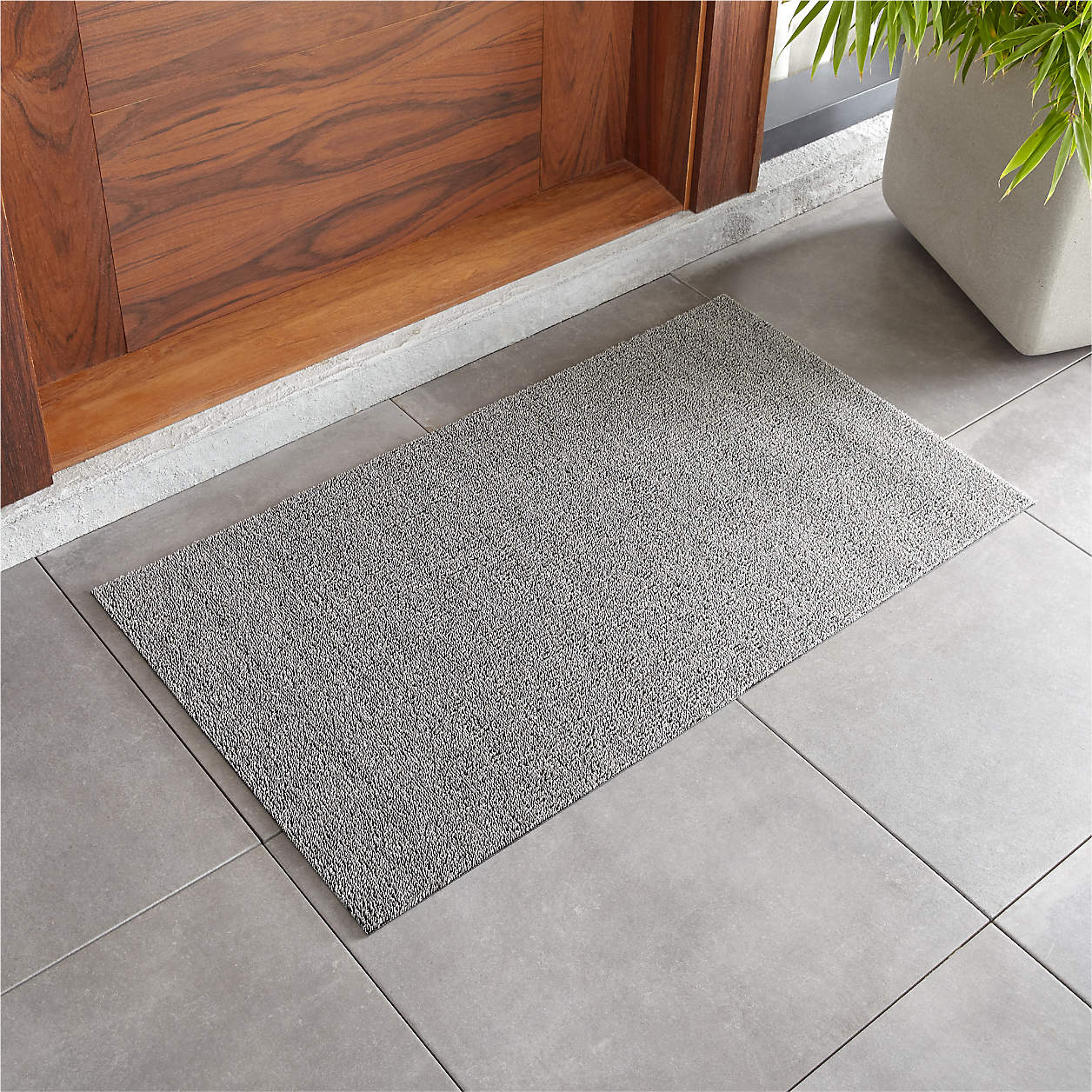 Chilewich Heathered Fog Woven Indoor/Outdoor Floormat 20"x36" + Reviews