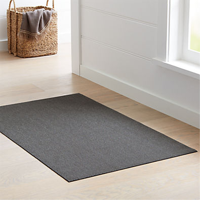 View Chilewich ® Heathered Fog Woven Indoor/Outdoor Floormat 36"x60" details