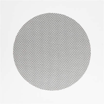 Chilewich ® Knitty Rectangular Black Vinyl Placemat