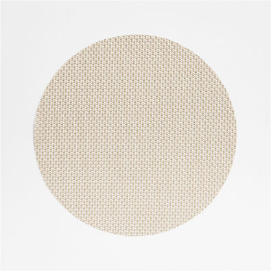 View Chilewich ® Knitty Neutral Easy-Clean Vinyl Placemat details
