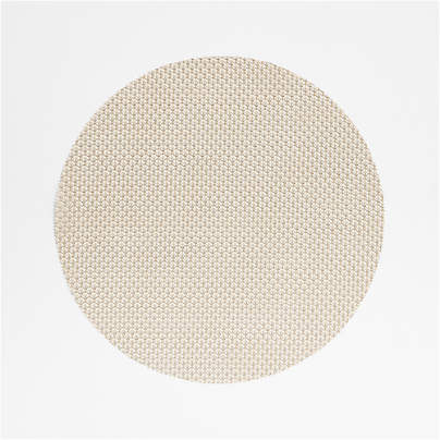 Chilewich ® Knitty Neutral Easy-Clean Vinyl Placemat