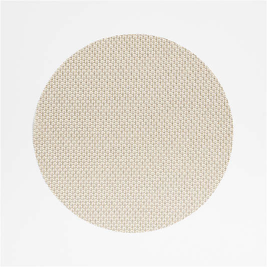 Chilewich ® Knitty Neutral Easy-Clean Vinyl Placemat